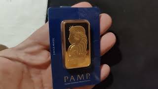 PAMP 50 grams gold bar Veriscan *** FAKE, COUNTERFEIT, not original