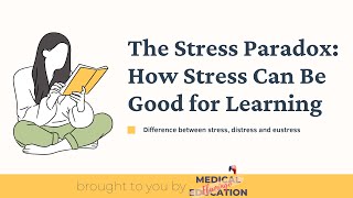 The Stress Paradox: How Stress Can Be Good for Learning