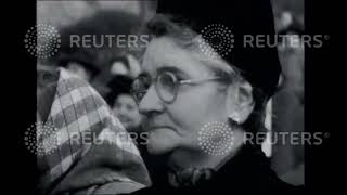 1951 Funeral for victims of the Chatham road bus accident