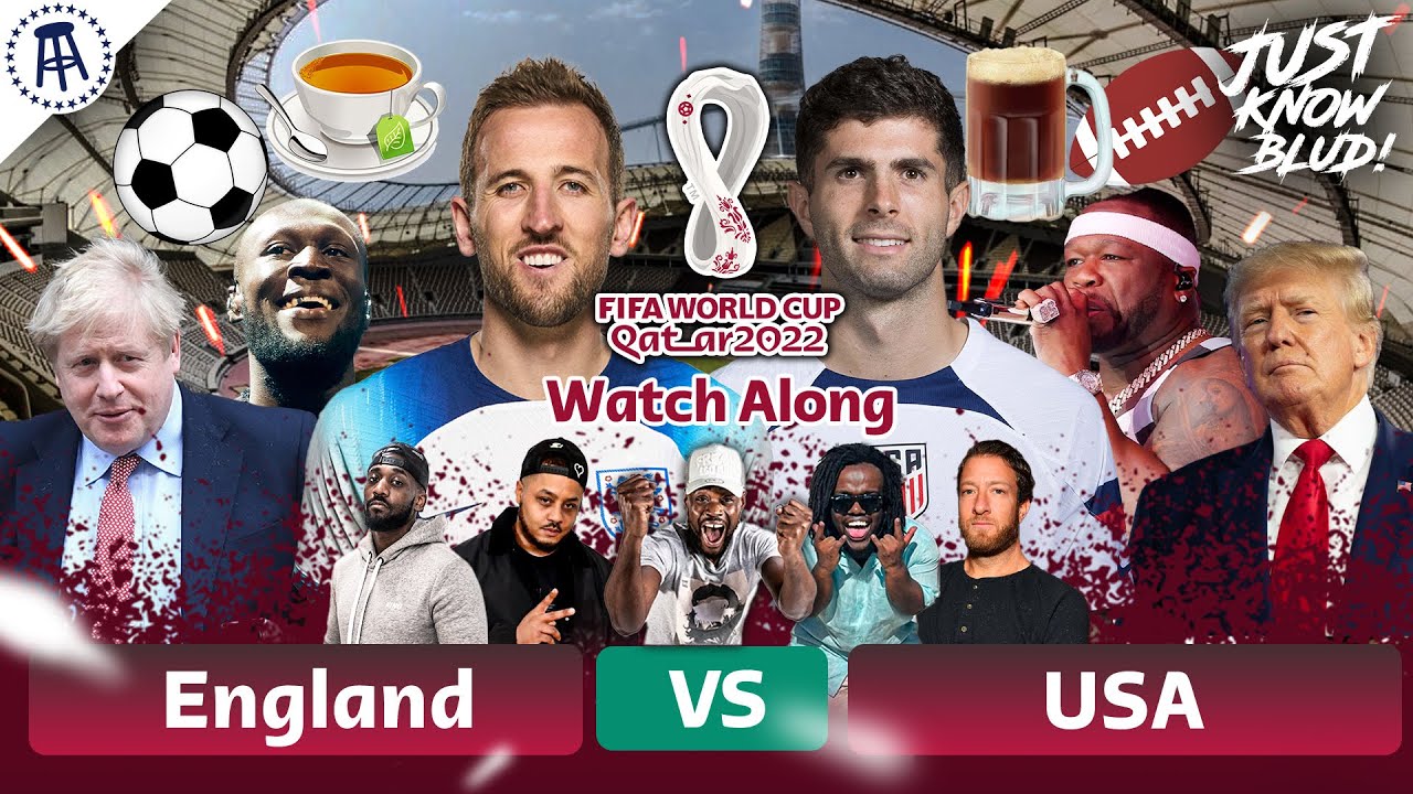 England 0-0 USA WORLD CUP 2022 LIVE Watch AlongTroopzTVRantsNBants , Dave Portnoy, Zah