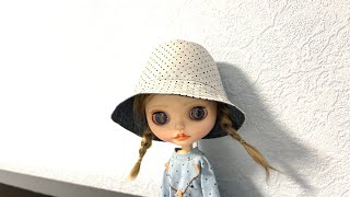 Панама для куклы | двусторонняя панама | шляпа для куклы | doll hat