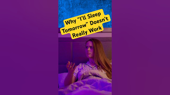 Why "I'll Sleep Tomorrow" Isn't Helpful For ADHD (Or... In General) #adhd #sleep #mentalhealth