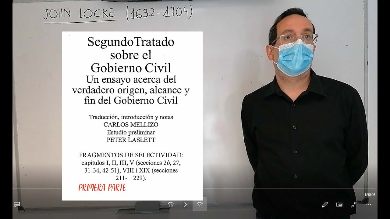 John Locke: Segundo Tratado sobre el Gobierno Civil. PRIMERA PARTE