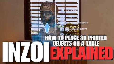 InZOI| 🧰How to PLACE and ALIGN 3D Printed Objects Part 2🎓 #inzoi #inzoitutorial #inzoigameplay
