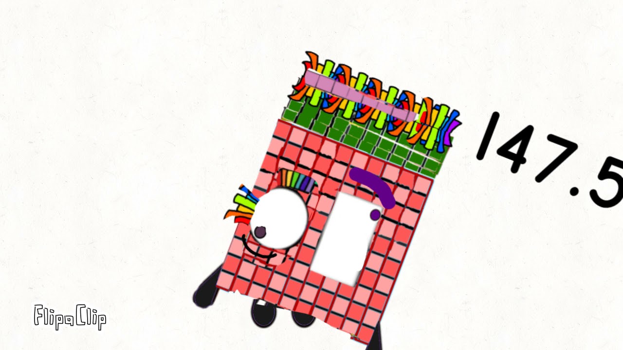 Number Block Half Numbers Numberblocks Band Halves Numberblocks-youtube Numberblock Band