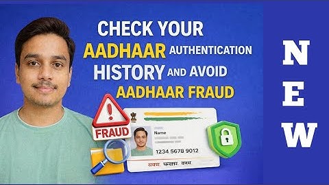 How to Check Aadhaar Authentication History Online? | Aadhaar Security Check Guide 2026