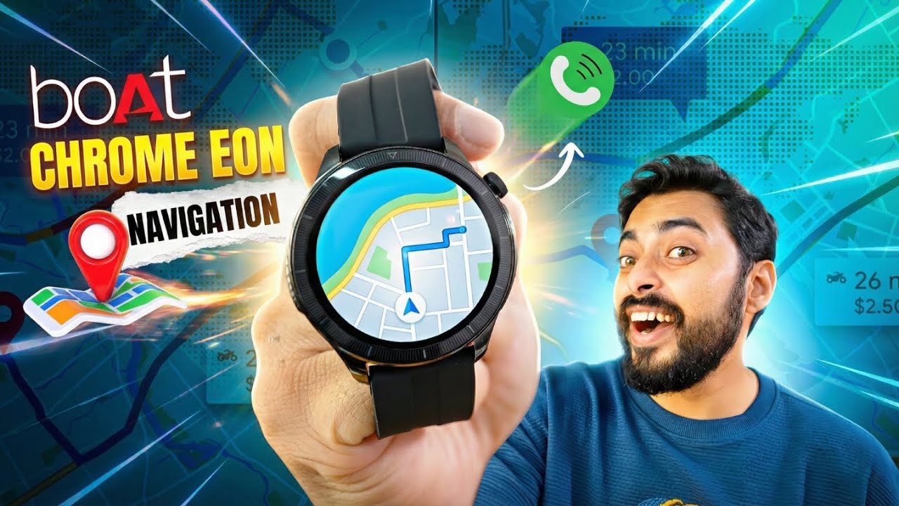 boAt Chrome Eon Review - Worth ₹2999? Largest Display Smartwatch!