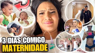 Thumbnail for 3 DIAS COMIGO NA MATERNIDADE + NOSSA CHEGADA EM CASA!!! 😍😭🏠