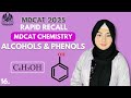 🍷 Alcohols & Phenols | MDCAT Chemistry Crash Course Revision ⚡