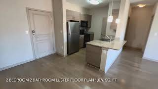 RiZE at Winter Springs Winter Springs, FL. 2 Bedroom 2 Bathroom Luster Floor Plan Home Tour.