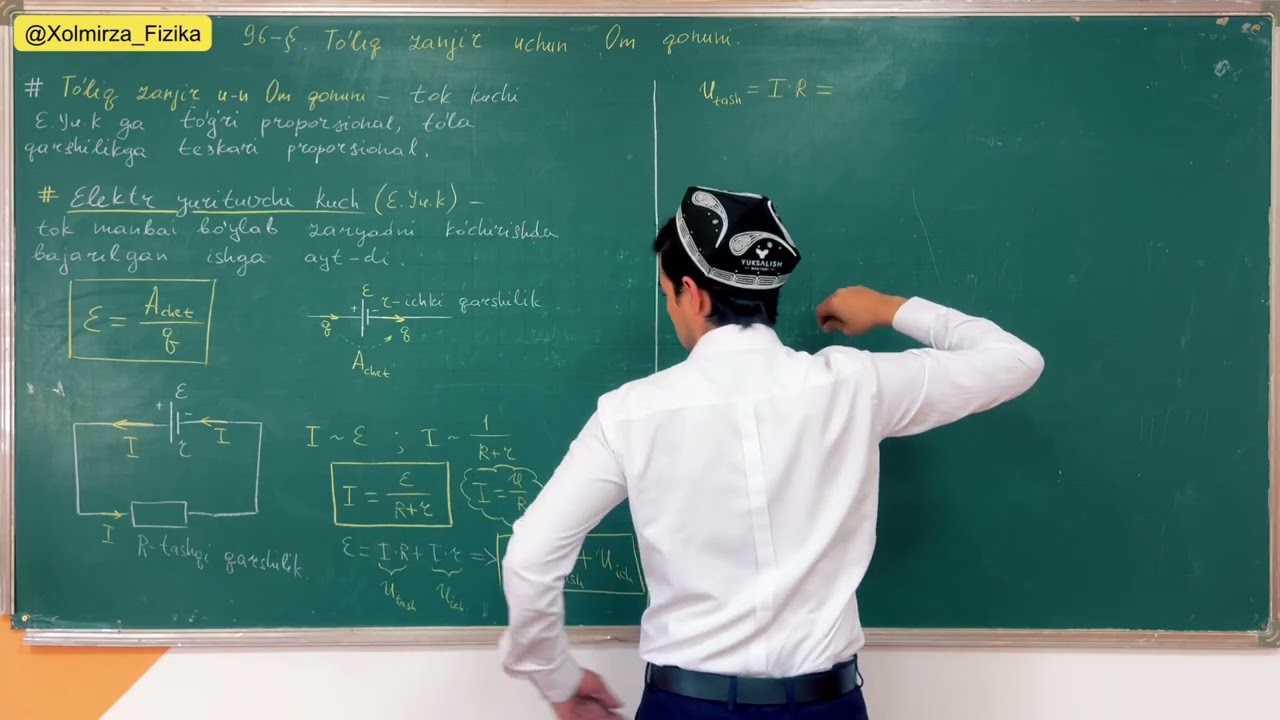 96-mavzu Innova || To'liq zanjir uchun Om qonuni.