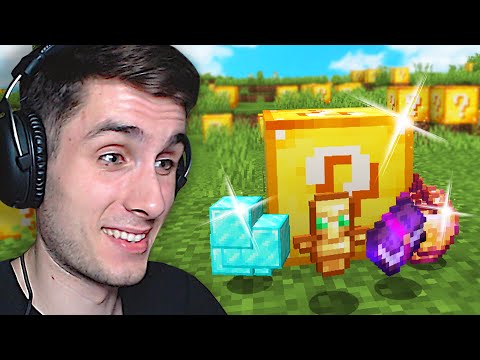 Minecraft, Bet Lucky Blokai Krenta Iš Dangaus!