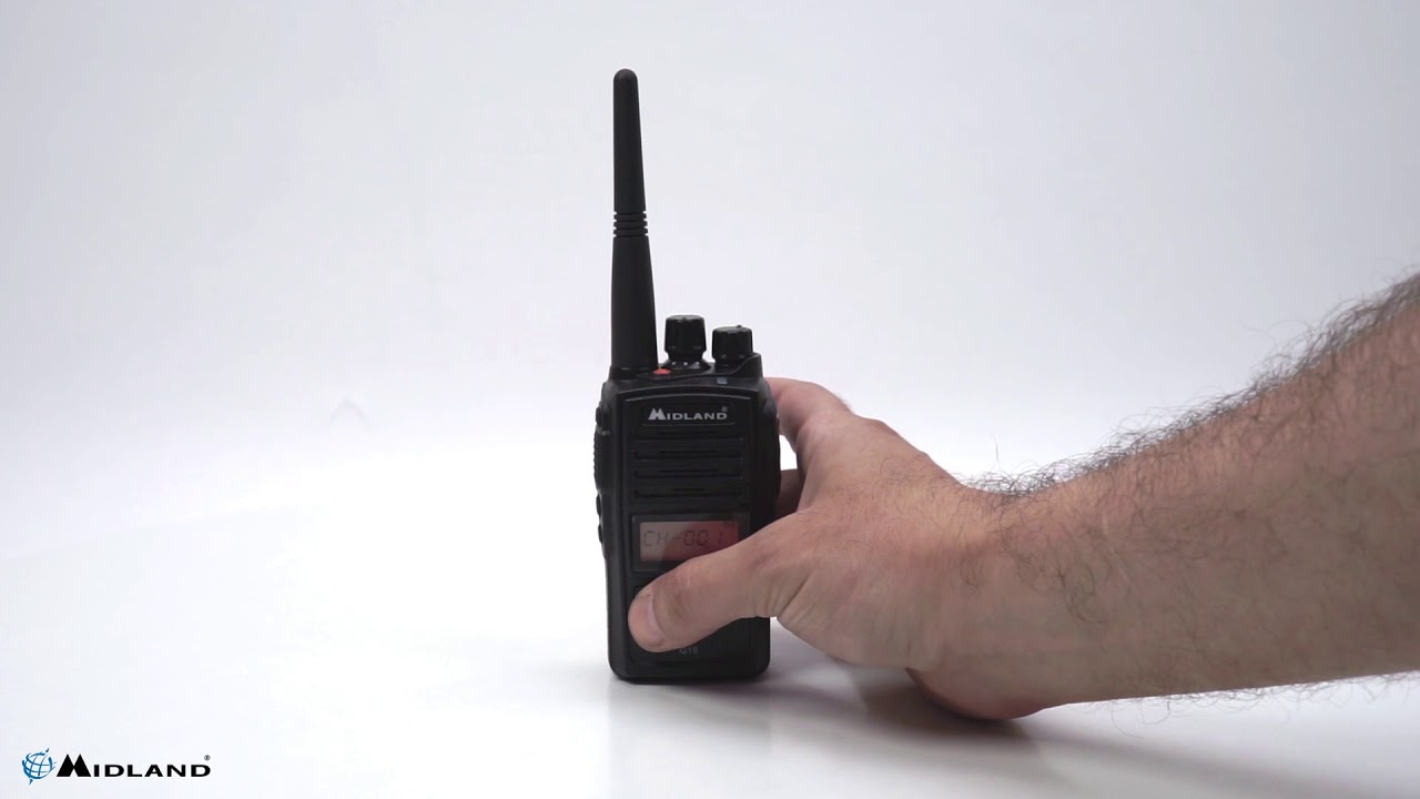 Midland G18 portable PMR transceiver 