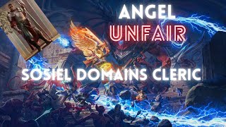 Pathfinder WoTR Unmerged Angel Team build : Sosiel domains Cleric