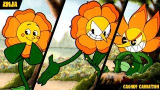 Cuphead - Cagney Carnation in Floral Fury Boss Fight (Perfect A+)