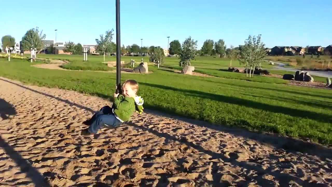 2-1/2 Year Old Zip Line Surprise