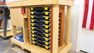 Parts Organizer Storage Cabinet for your Garage or Workshop
