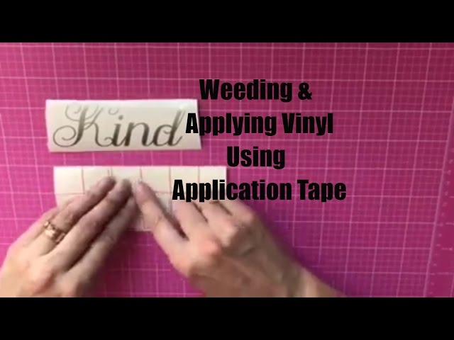 How to Use Transfer Tape with Vinyl // Transfer Tape 101 for Beginners 