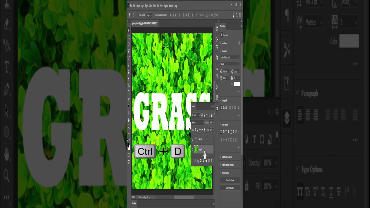 How To Create A Text Clipping Mask In Photoshop  |  كيفية إنشاء قناع قطع للنص فى الفوتوشوب