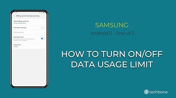 How to Turn On/Off Data Usage Limit - Samsung [Android 11 - One UI 3]