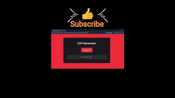 🚀HTML CSS & JS RANDOM OTP GENERATOR #coding #htmlcssjs #webdesign #shorts