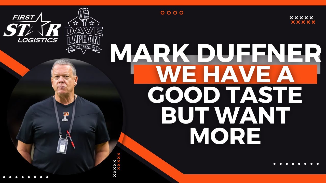 Bengals Sr. Defensive Assistant Mark Duffner We Have A Good Taste