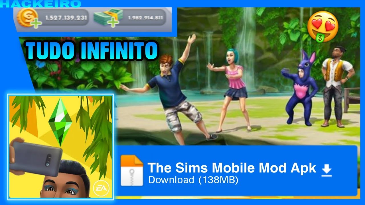 The Sims Mobile [Apk Hack INFINITO] com DINHEIRO INFINITO + TUDO