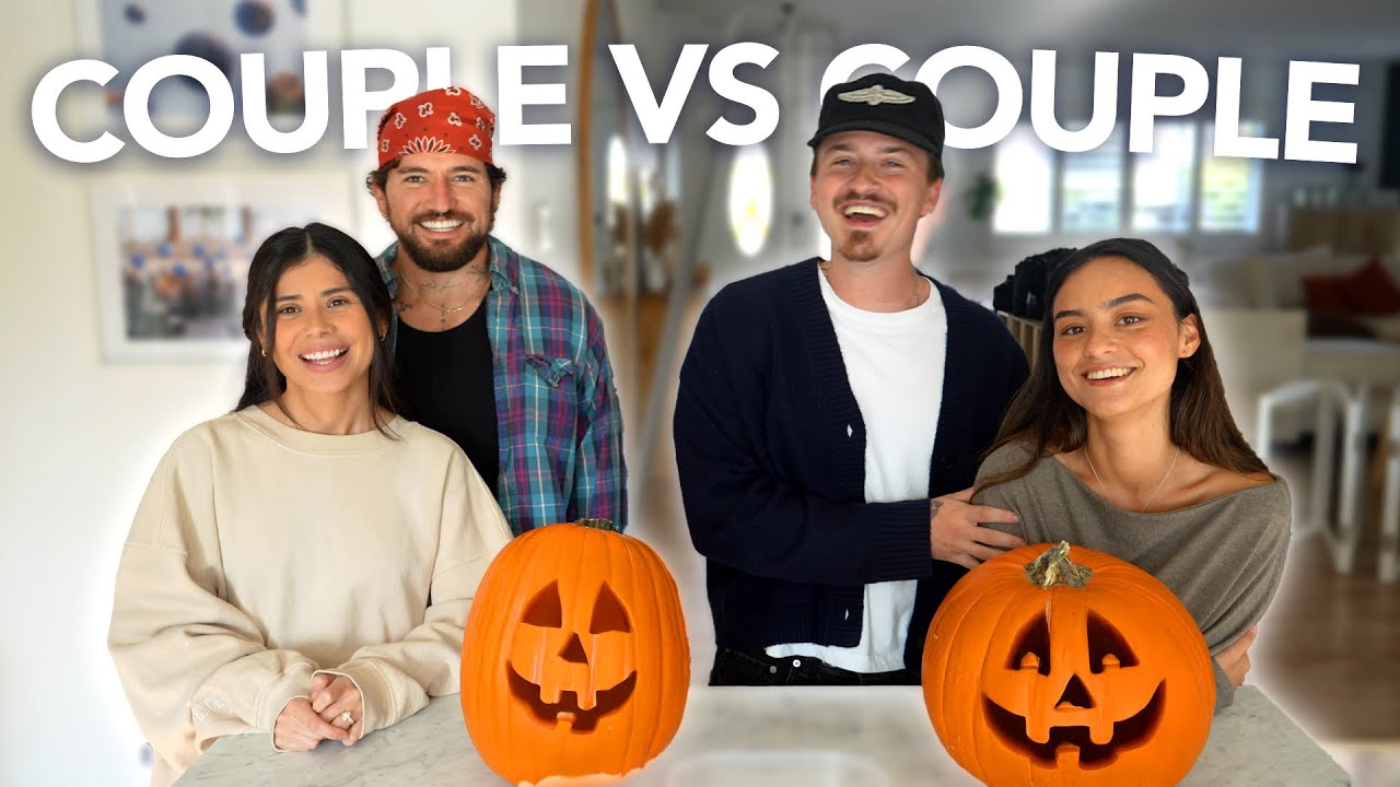 Парный конкурс по вырезанию тыкв! С Джей Си и Челси