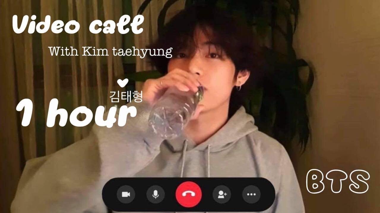 video call Learning with Kim taehyung 김태형 1hour (คิม แทฮย็อง) วี(V