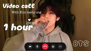 video call Learning with Kim taehyung 김태형  1hour (คิม แท-ฮย็อง)  วี(V) BTS screenshot 2