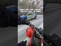 4 wheeler in snow drifting the city gone wrong #automobile #cartok #carandbike #4wheeler #honda #trx