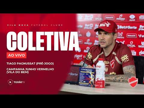 PRE-MATCH PRESS CONFERENCE - TIAGO PAGNUSSAT AND RED JUNE CAMPAIGN - VILA DO BEM
