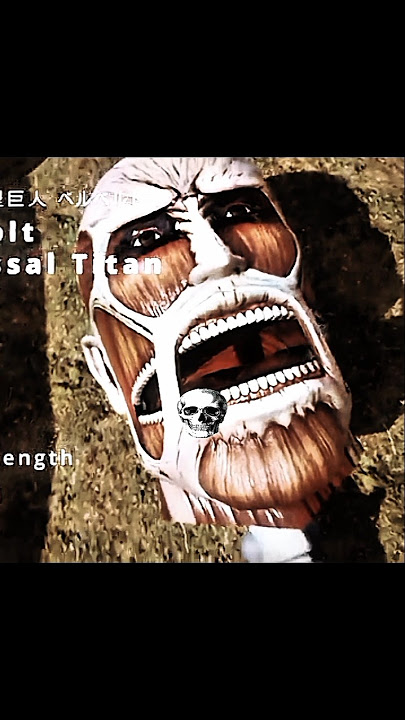Who Has the Biggest Titan Head? 😱 #attackontitan #anime #titan #aot