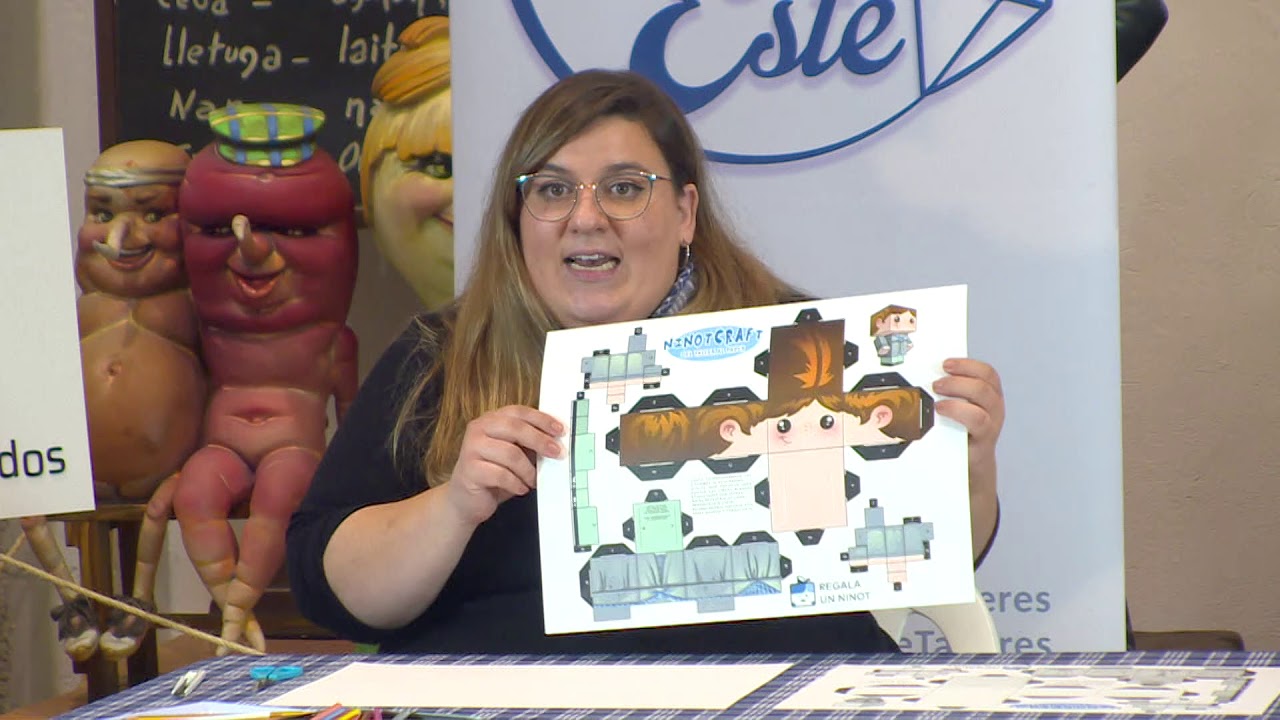 Fallas de València 🔥 Crea tu Ninot de papel