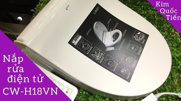 KIMQUOCTIEN.COM I Nắp bồn cầu thông minh inax CW-H18VN có chức năng rửa "ấy"