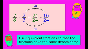 How do you add/subtract fractions with different denominators (part 2)? - Ask the Number Crunchers