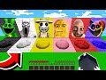 Ne choisissez pas le mauvais trou sur minecraft  zoonomaly poppy playtime tenge tenge scp096