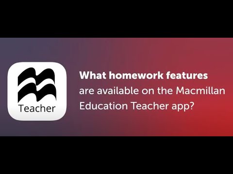 macmillan education homework