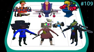 Merge Radio Monster vs Master Skibidi Toilet Monster Attack - Skibidi Toilet Tv Man Multiverse screenshot 3