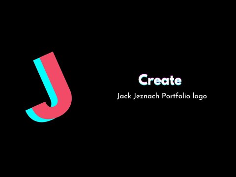 Create @Jacek Jeznach Portfolio Logo Using HTML and CSS.