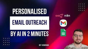 Create an N8n Cold Email Outreach System | 2 Minute No-code Tutorial