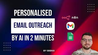 Create an N8n Cold Email Outreach System | 2 Minute No-code Tutorial