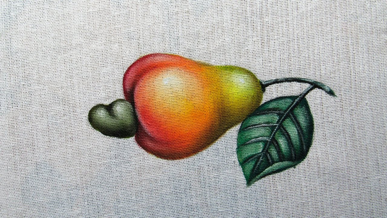 Como Pintar um Cajú