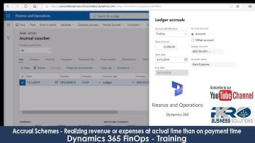 Accrual Schemes for Payable in Dynamics 365 Finance and Operations