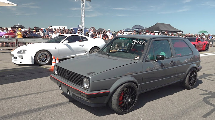 Volkswagen Golf 2 Turbo vs Toyota Supra Mk4 Turbo