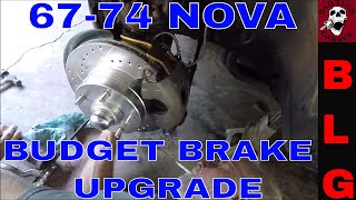 6874 NOVA DISC BRAKE CONVERSION