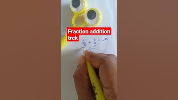 Unit Fraction addition Trick #Mathshorts