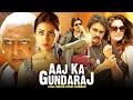 Pawan kalyan blockbuster hindi dubbed action movies  aaj ka gundaraj  shriya saran  south film