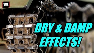 Weather a model tank with pigments damp earth effects VMS Alkyd binders weathering Tutorial Part 3