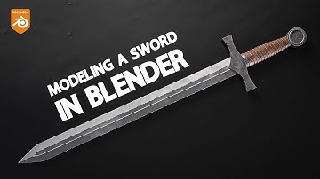 How to model a sword in Blender